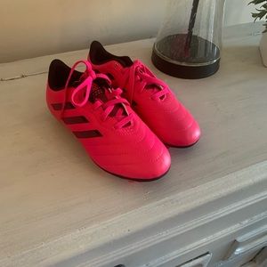 Hot pink soccer cleats size 1
